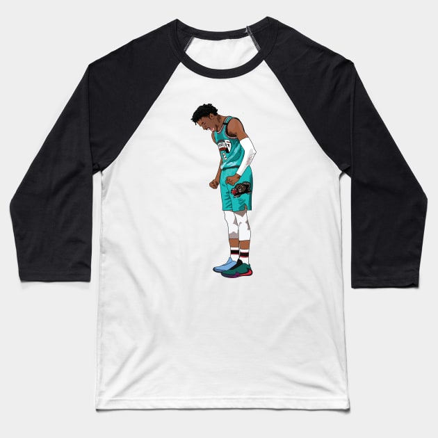 Ja Morant Memphis Grizzlies Baseball T-Shirt by xavierjfong